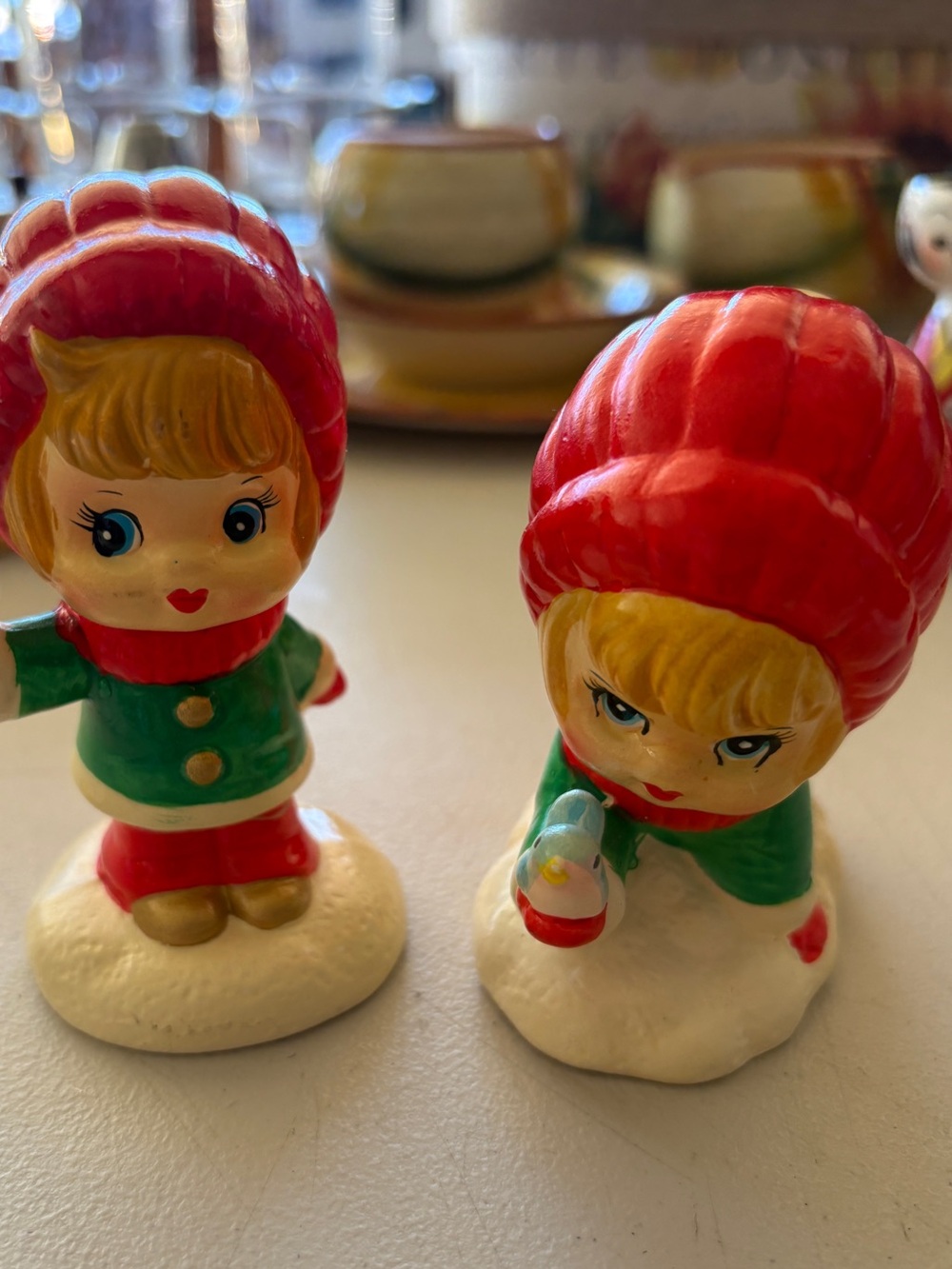 Vintage Parma  Christmas figurines 1950s